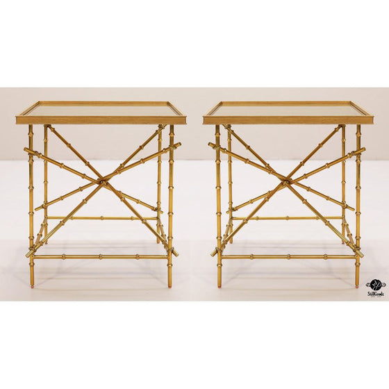 Theodore Alexander End Tables (Pair)