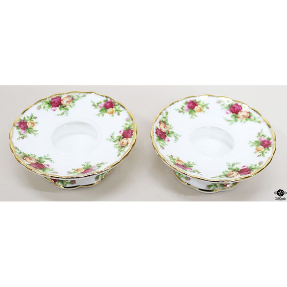 Royal Albert Candle Holders