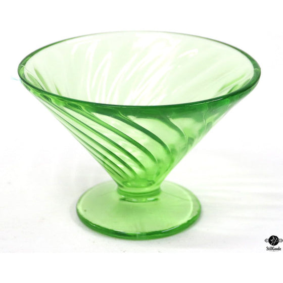 Vaseline Glass Stemware