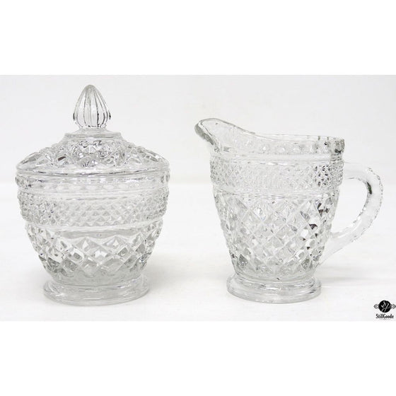 Anchor Hocking Creamer & Sugar