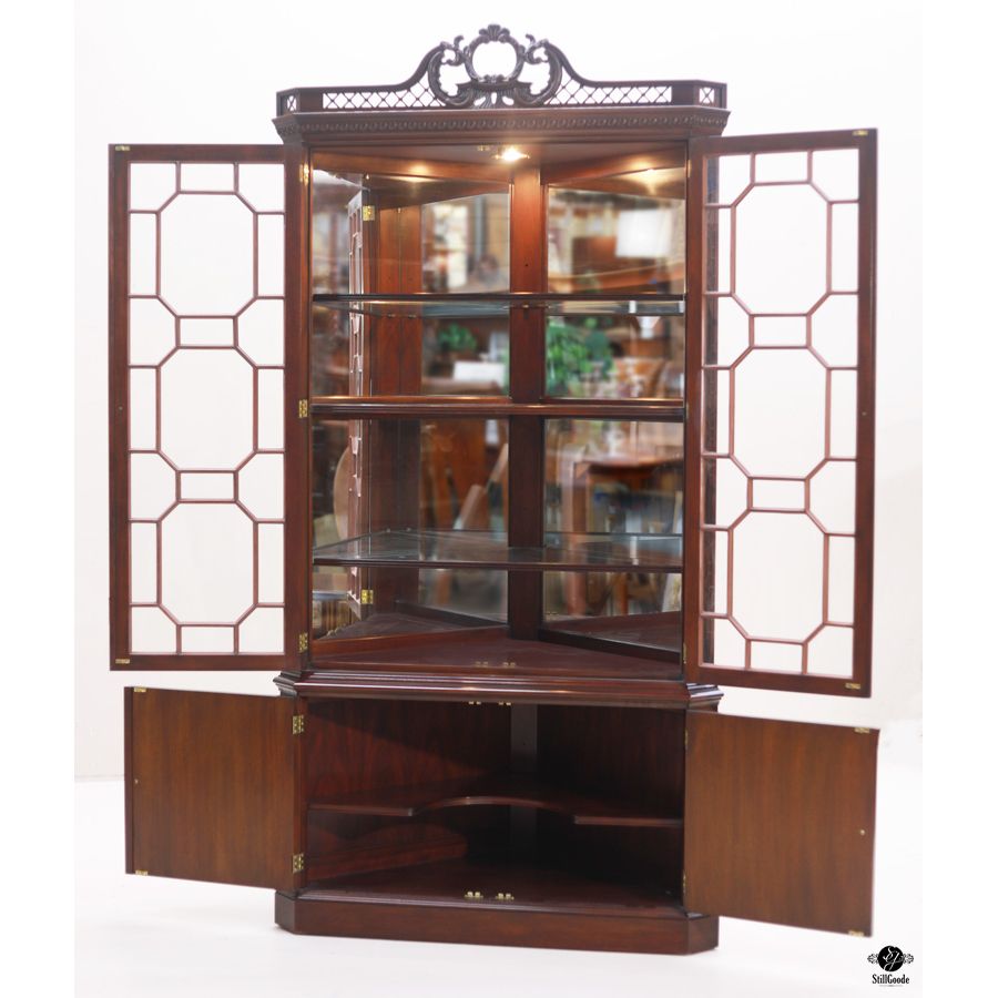 Henkel-Harris Corner Cabinet