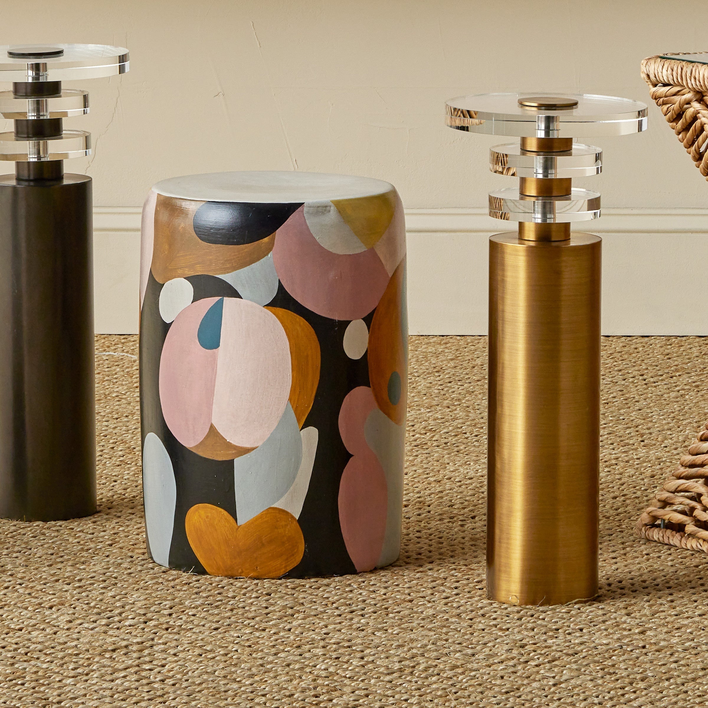 Currey & Co. End Tables (Pair)