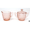 Jeannette Glass Creamer & Sugar