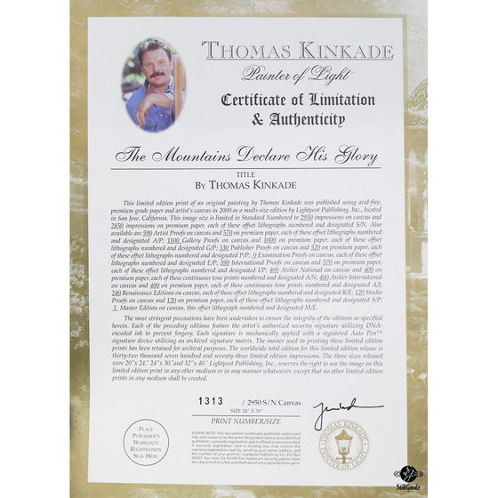 Thomas Kinkade Art