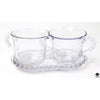 Imperial Glass Creamer & Sugar