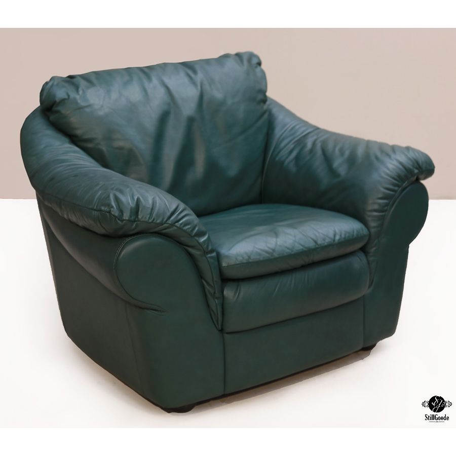 Natuzzi Chair & Ottoman