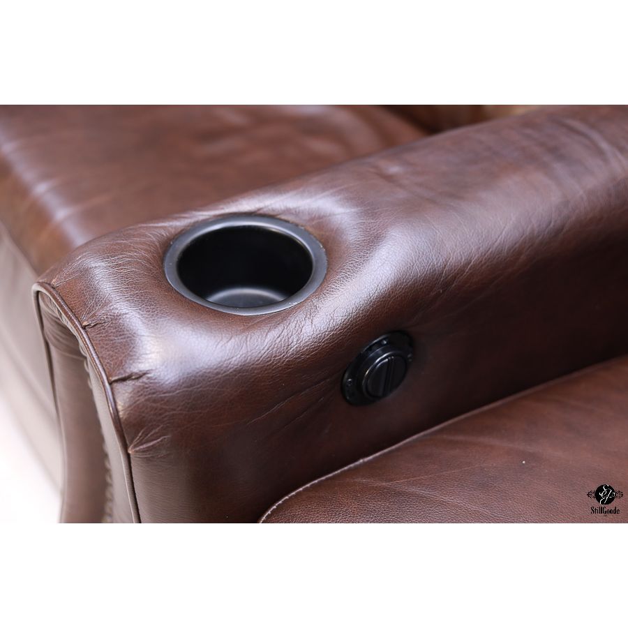 United Leather Sectional