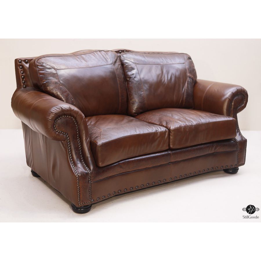 Premium Leather Loveseat