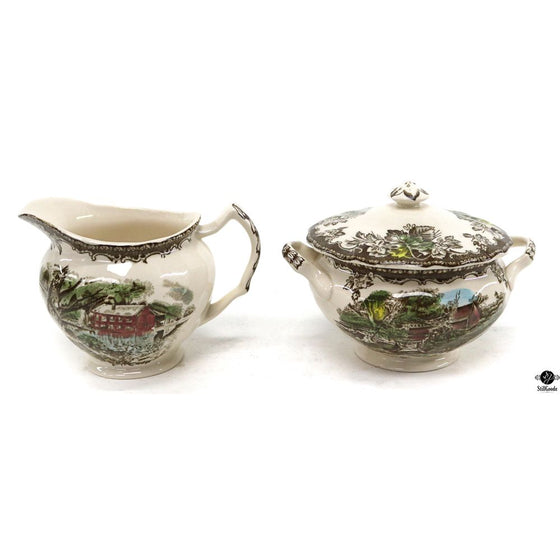 Johnson Bros Creamer & Sugar