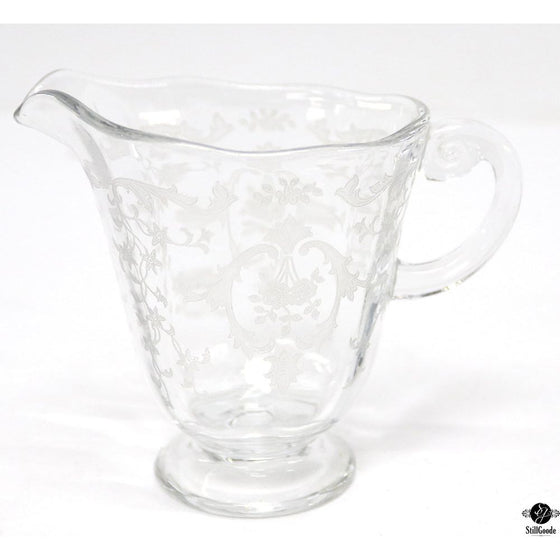 Fostoria Creamer & Sugar