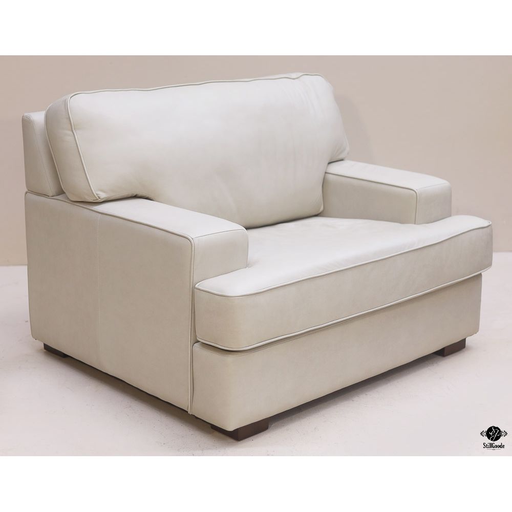 United Leather Chair & Ottoman