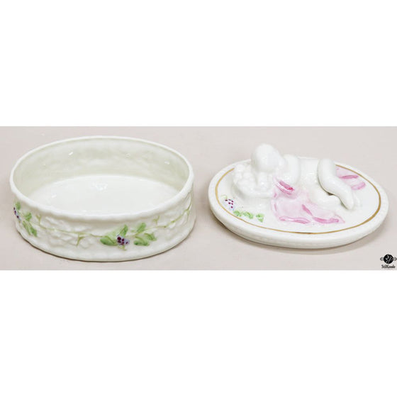 Belleek Trinket Box