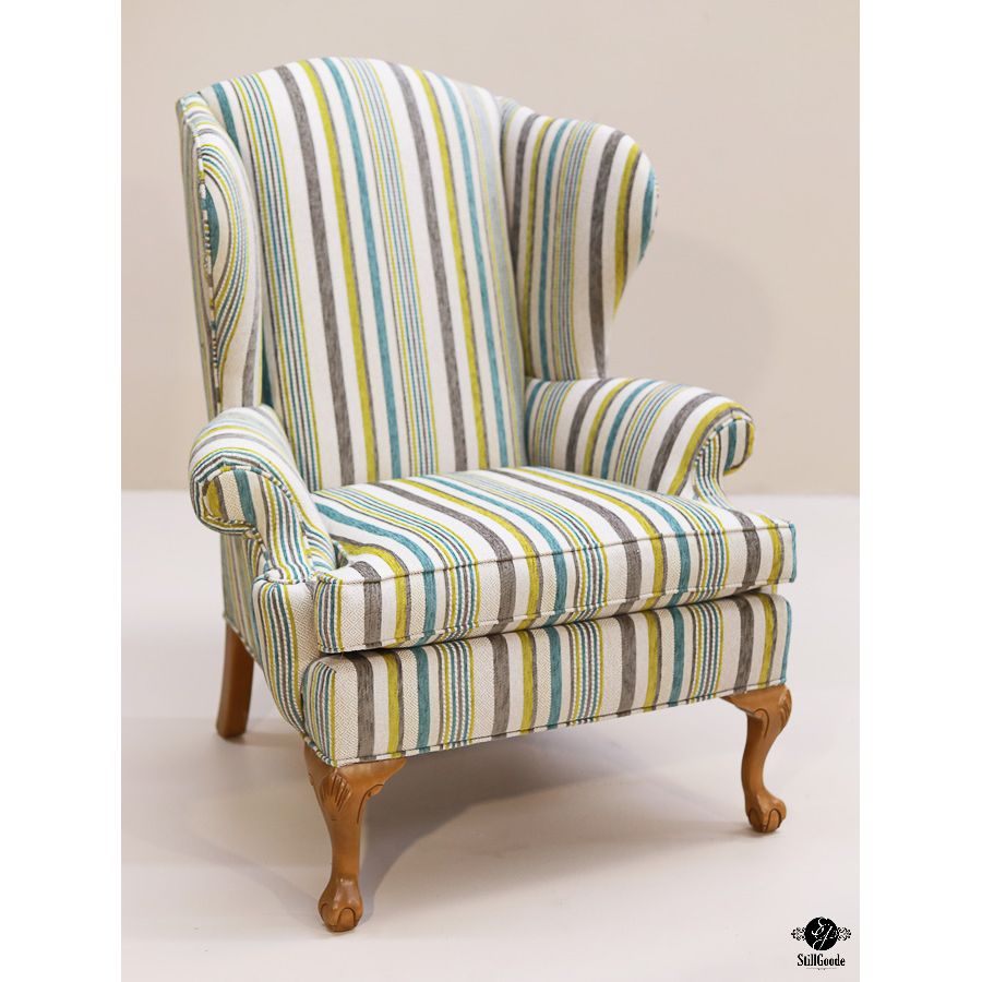 Ethan Allen Chair & Ottoman