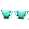 Jeannette Glass Creamer & Sugar