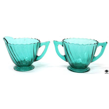  Jeannette Glass Creamer & Sugar