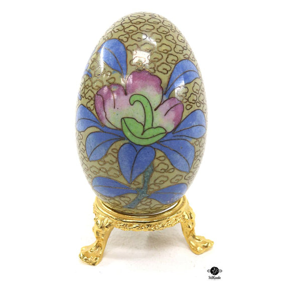 Cloisonne Decorative Egg