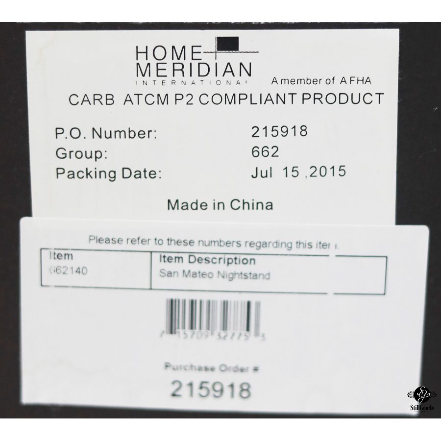 Home Meridian Nightstands (Pair)