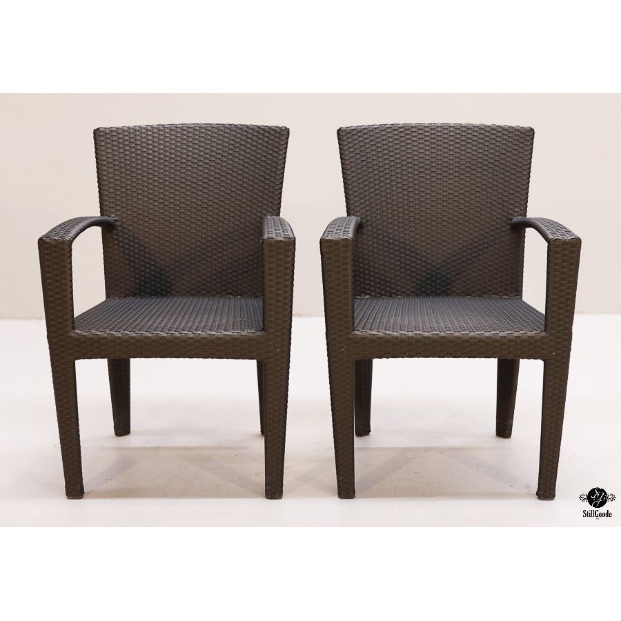 Dedon Patio Chairs (Pair)
