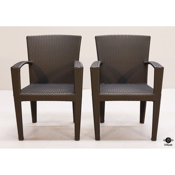 Dedon Patio Chairs (Pair)