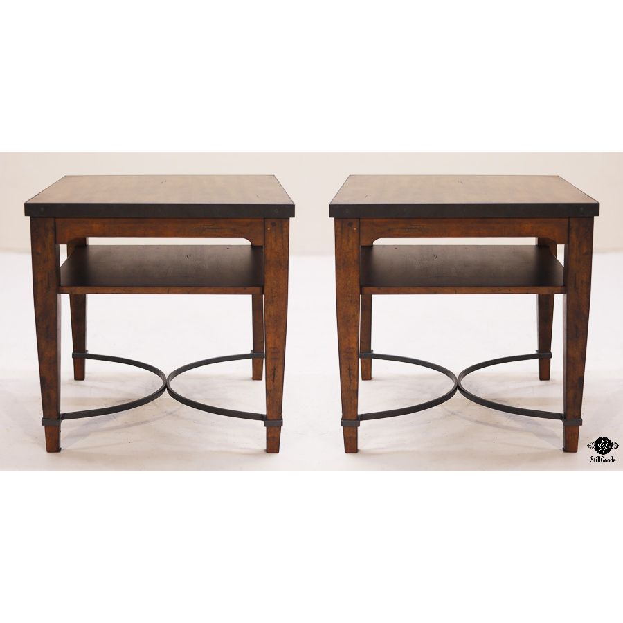 Klaussner End Tables (Pair)