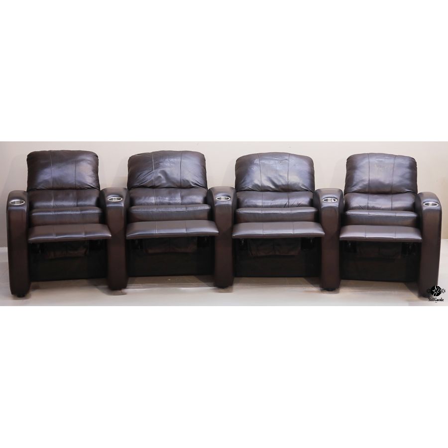 United Leather Sectional