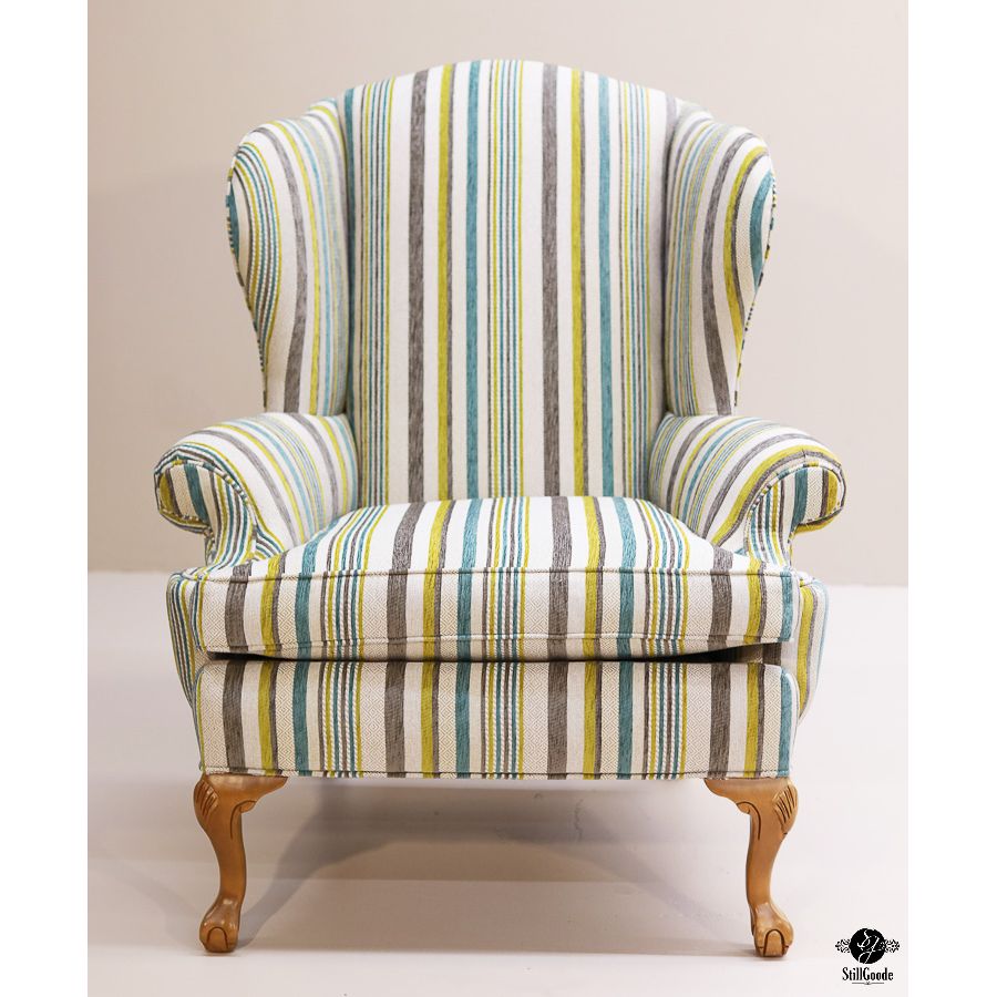 Ethan Allen Chair & Ottoman