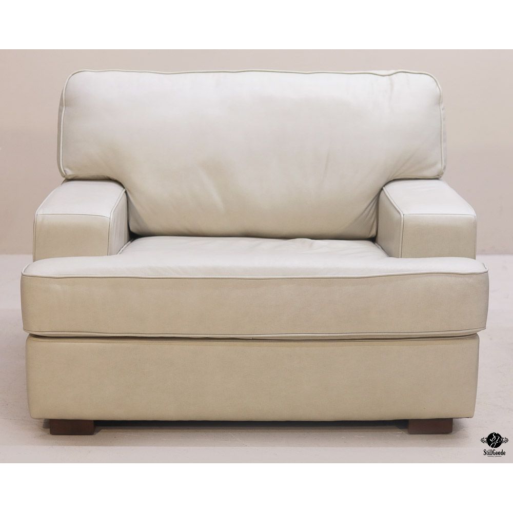 United Leather Chair & Ottoman