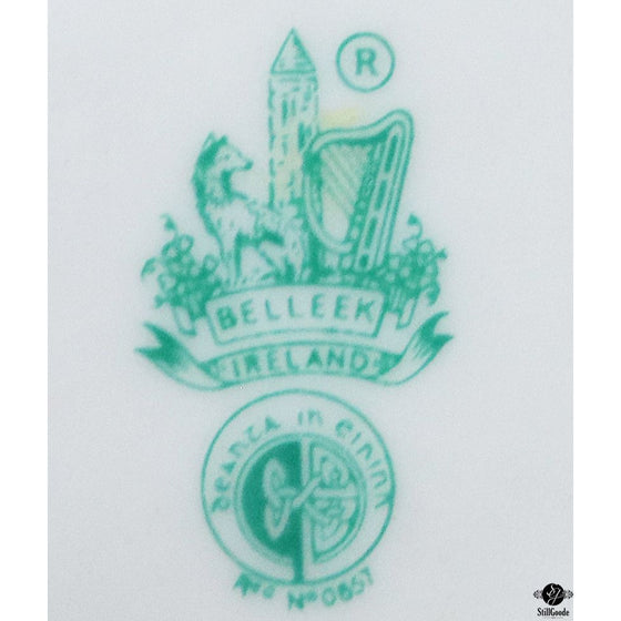 Belleek Creamer & Sugar