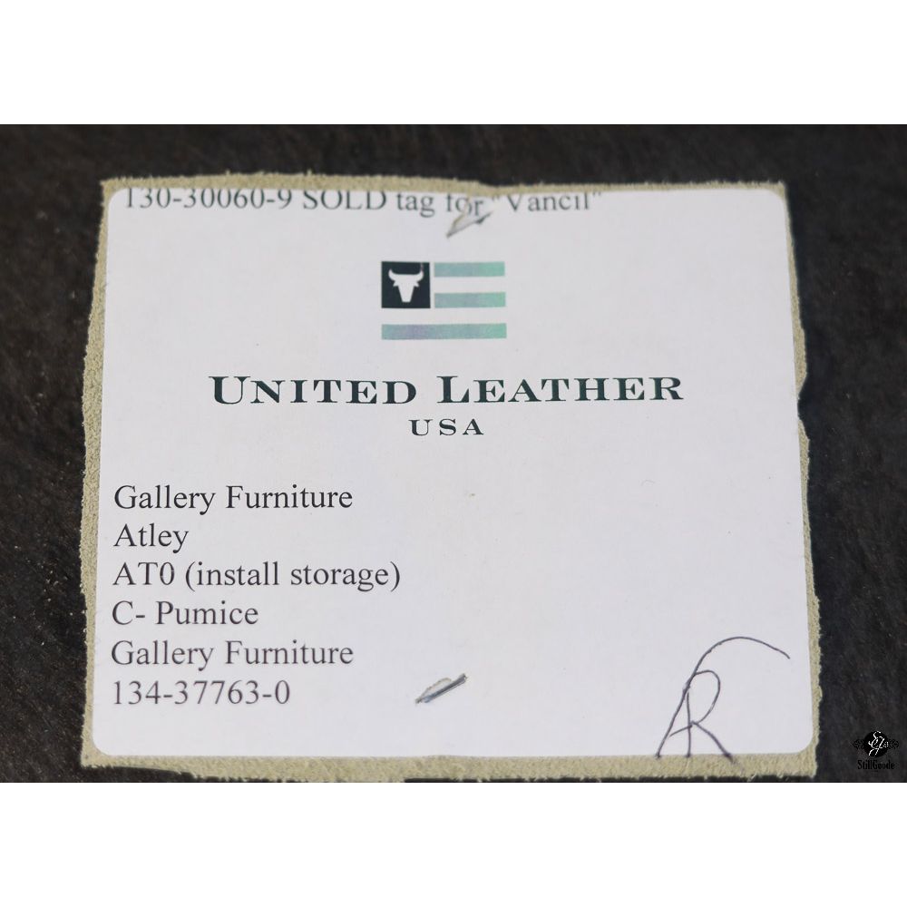 United Leather Chair & Ottoman