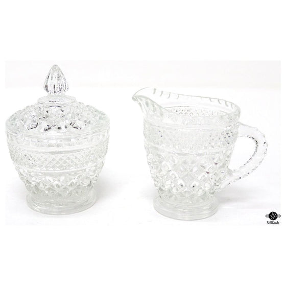 Anchor Hocking Creamer & Sugar